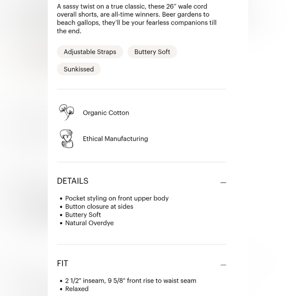 ❤️ CARVE DESIGNS JASON CORD OVERALLS, 8 - Picture 16 of 16